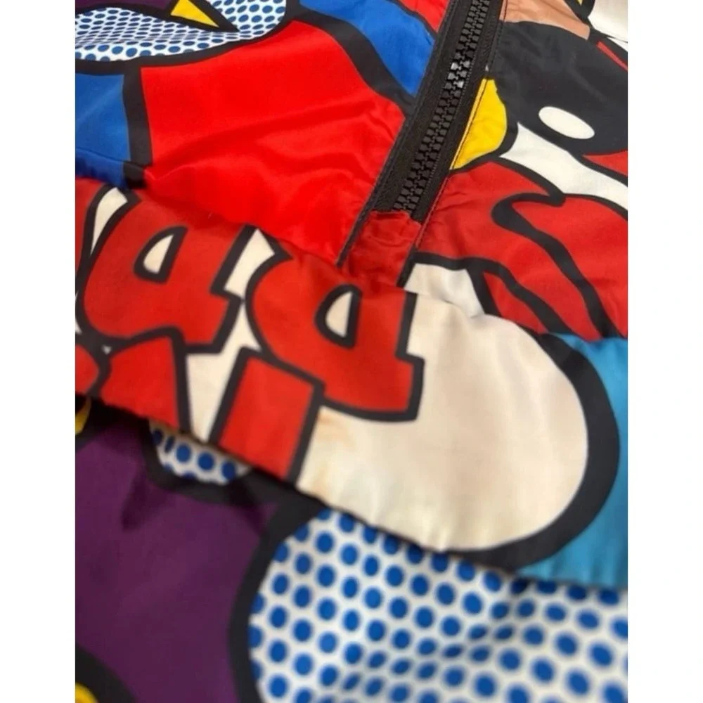 Reason hoodie windbreaker Lichtenstein style‎ comic Money Calls jacket - Picture 9 of 11